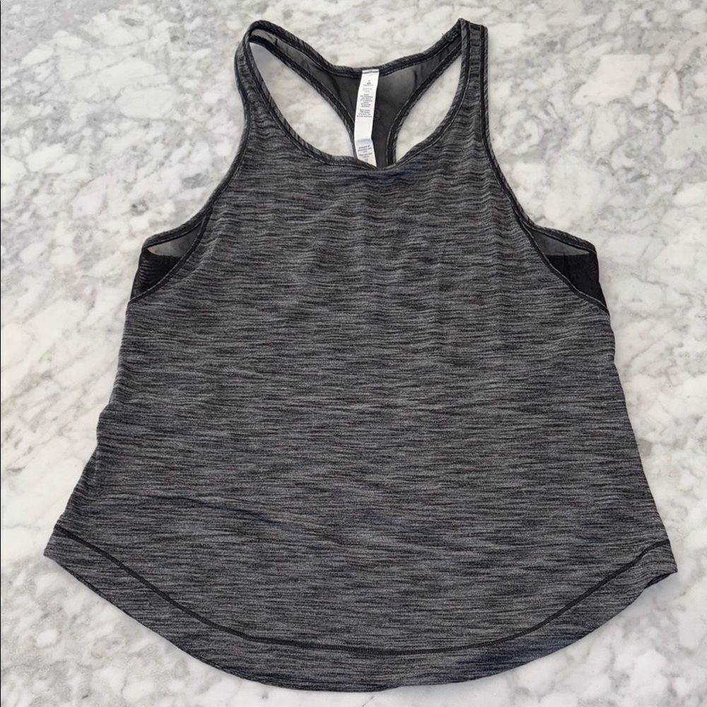 Lululemon Gray Racerback Tank Top 6